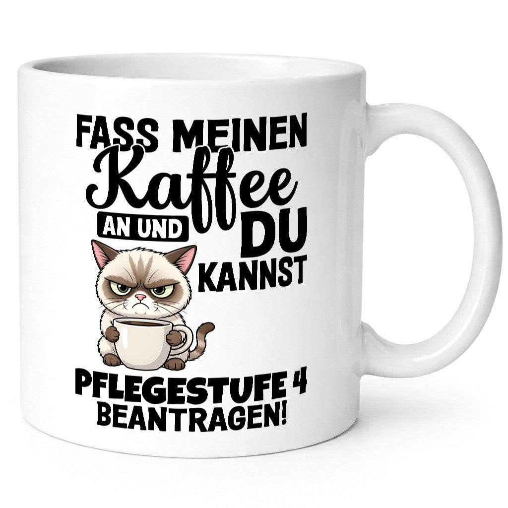 Fass meinen Kaffee an | Pflegestufe 4 Krankenschwester v3 Geschenkidee Humor