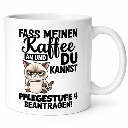 Fass meinen Kaffee an | Pflegestufe 4 Krankenschwester v3 Geschenkidee Humor