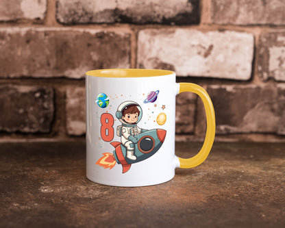 8. Geburtstag | 8 Jahre Astronaut Weltraum Humor Geschenkidee Tasse