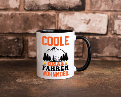 Coole Omas Fahren Wohnmobil | Camping lustig Familie Geschenkidee Geschenk Tasse