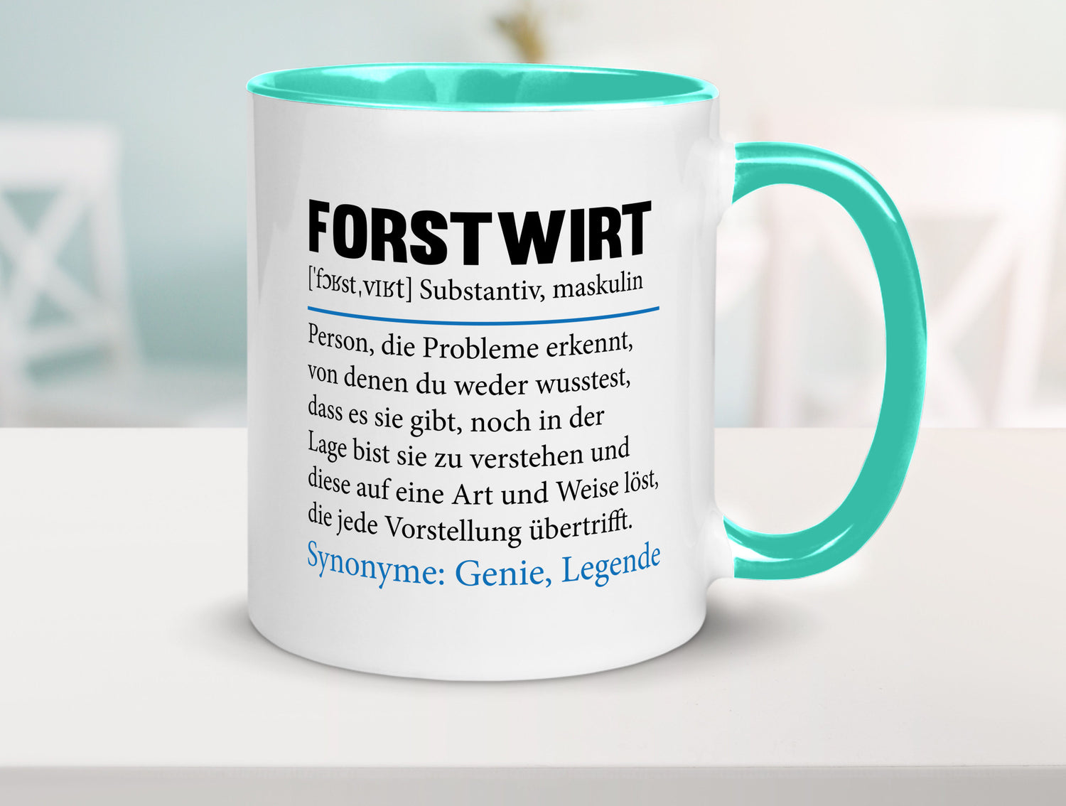 Forstwirt | Spruch Beruf Waldarbeiter lustig Geschenkidee Arbeit Kollegen Büro
