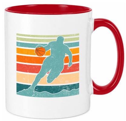 Baskeball | Baskeballspieler Baskeballfan v2 Geschenkidee Humor Tasse