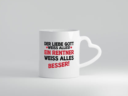 Ein Rentner weiß alles besser | Ruhestand Geschenk Jubiläum lustiger Spruch