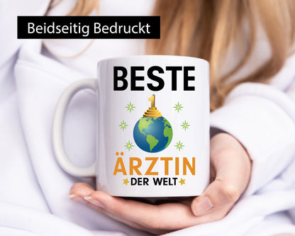 Welt Beste Ärztin | Medizin Doktorin Fachärztin lustiger Spruch Geschenk Humor