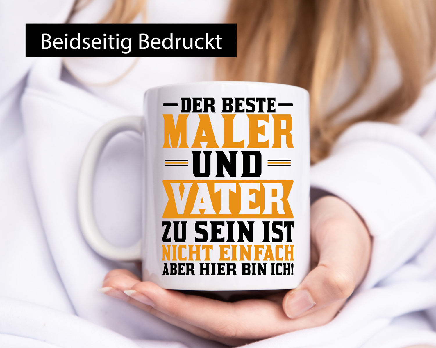 Bester Maler und Vater | Papa Malermeister Lackierer lustiger Spruch Geschenk
