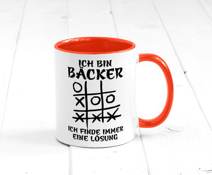 Ich bin Bäcker finde immer eine Lösung | Meister lustig Humor Geschenkidee