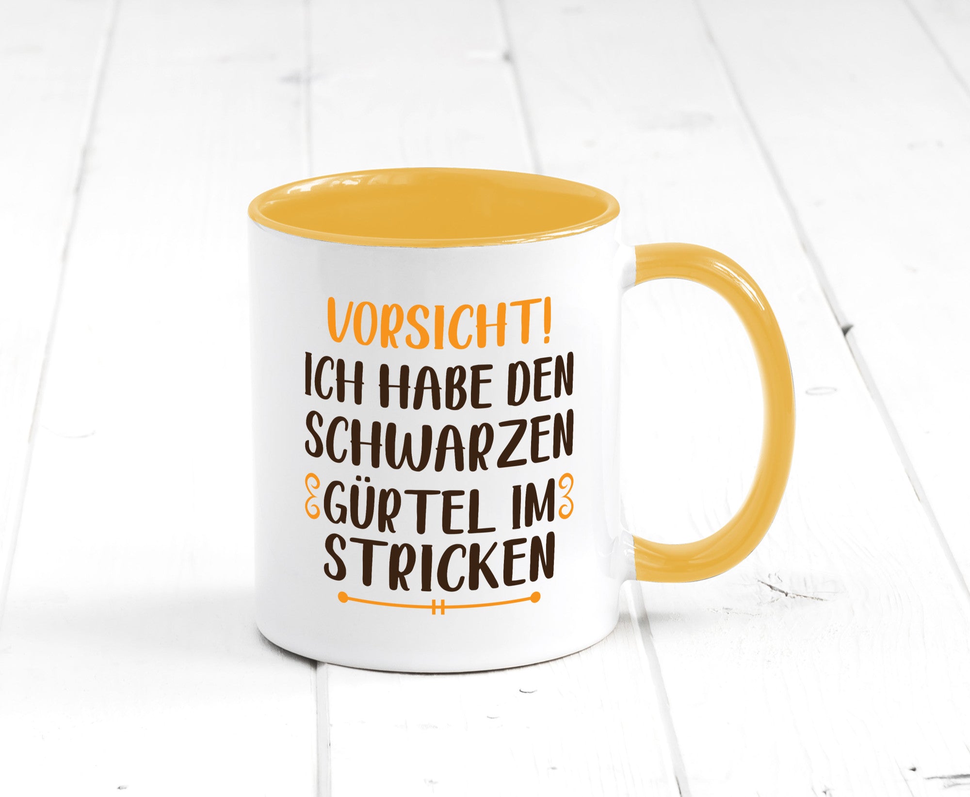 Schwarzen Gürtel im Stricken | Stricknadel lustiger Spruch Geschenk Humor