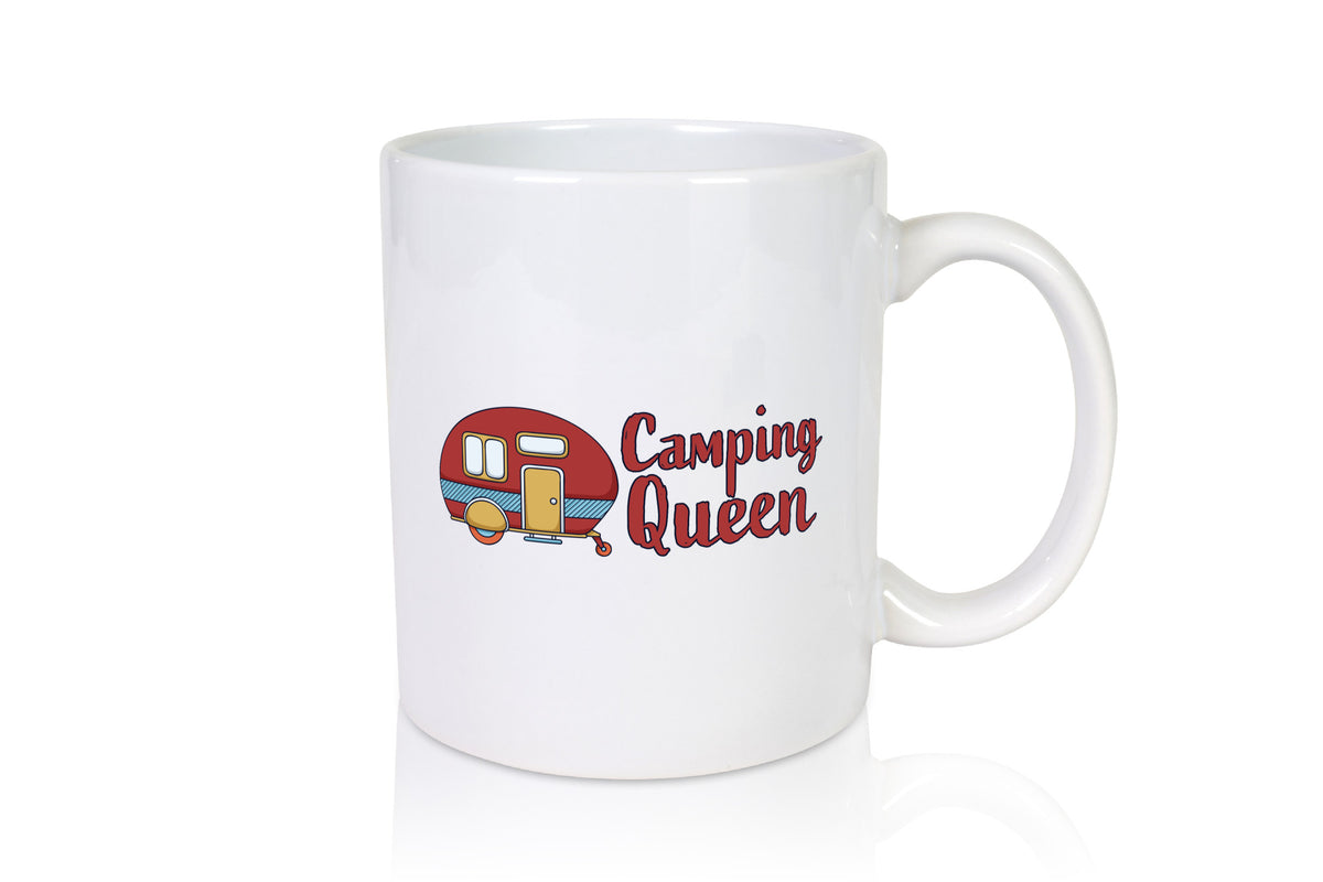 Camping Queen | Wohnanhänger Geschenk Humor Geschenkidee lustiger Spruch Tasse