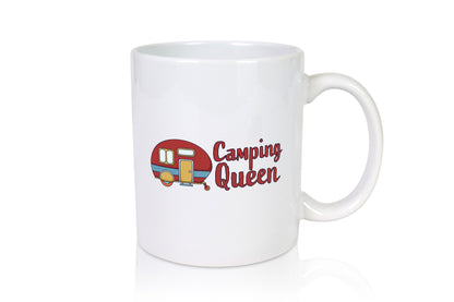 Camping Queen | Wohnanhänger Geschenk Humor Geschenkidee lustiger Spruch Tasse