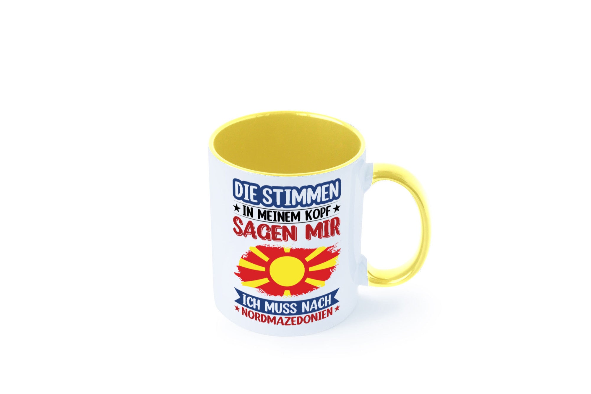 Nordmazedonien | Urlaub Stimmen in meinem Kopf Geschenk Humor Geschenkidee