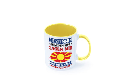 Nordmazedonien | Urlaub Stimmen in meinem Kopf Geschenk Humor Geschenkidee