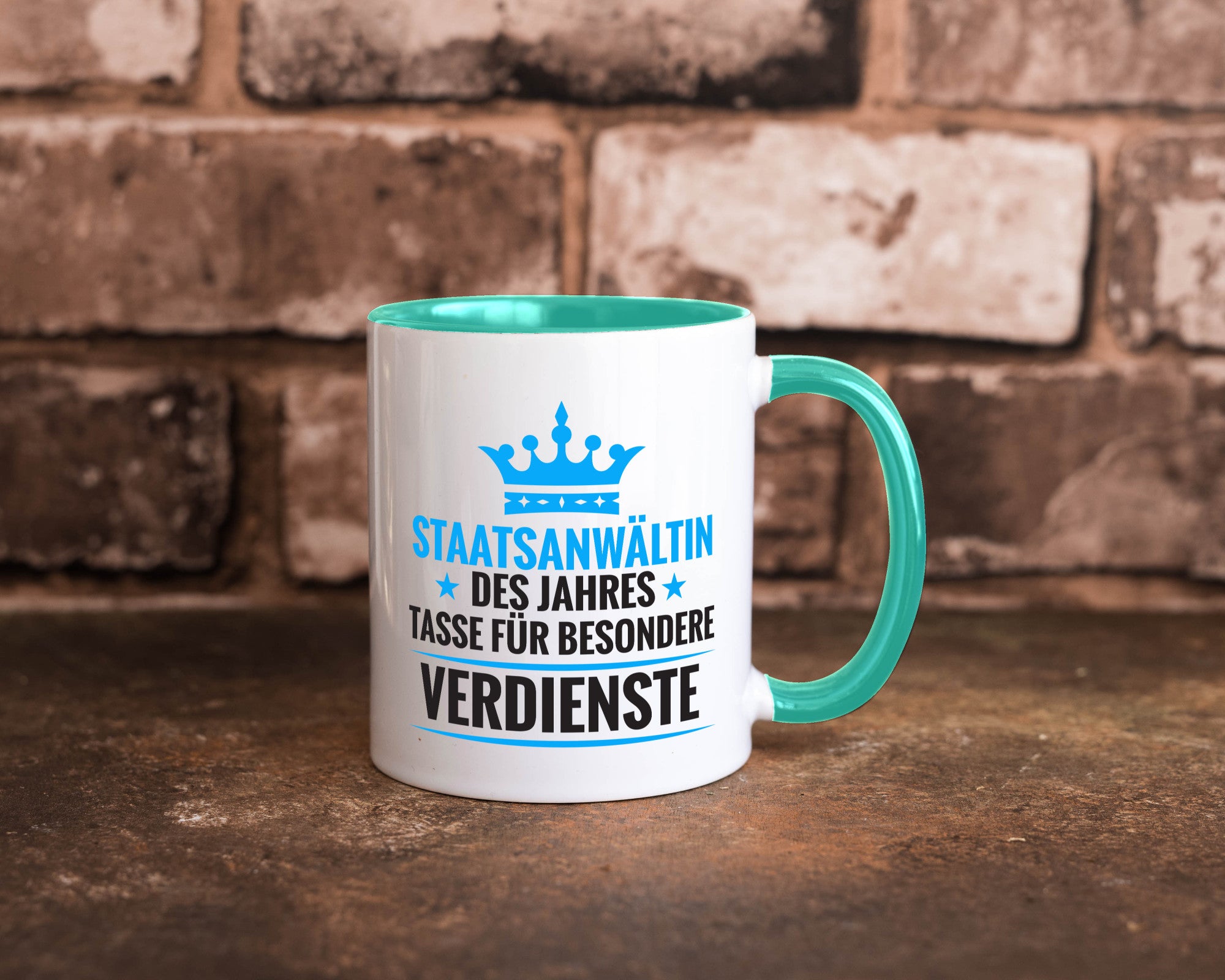 Besonderer Verdienst: Staatsanwältin | Anwältin lustiger Spruch Geschenk Humor