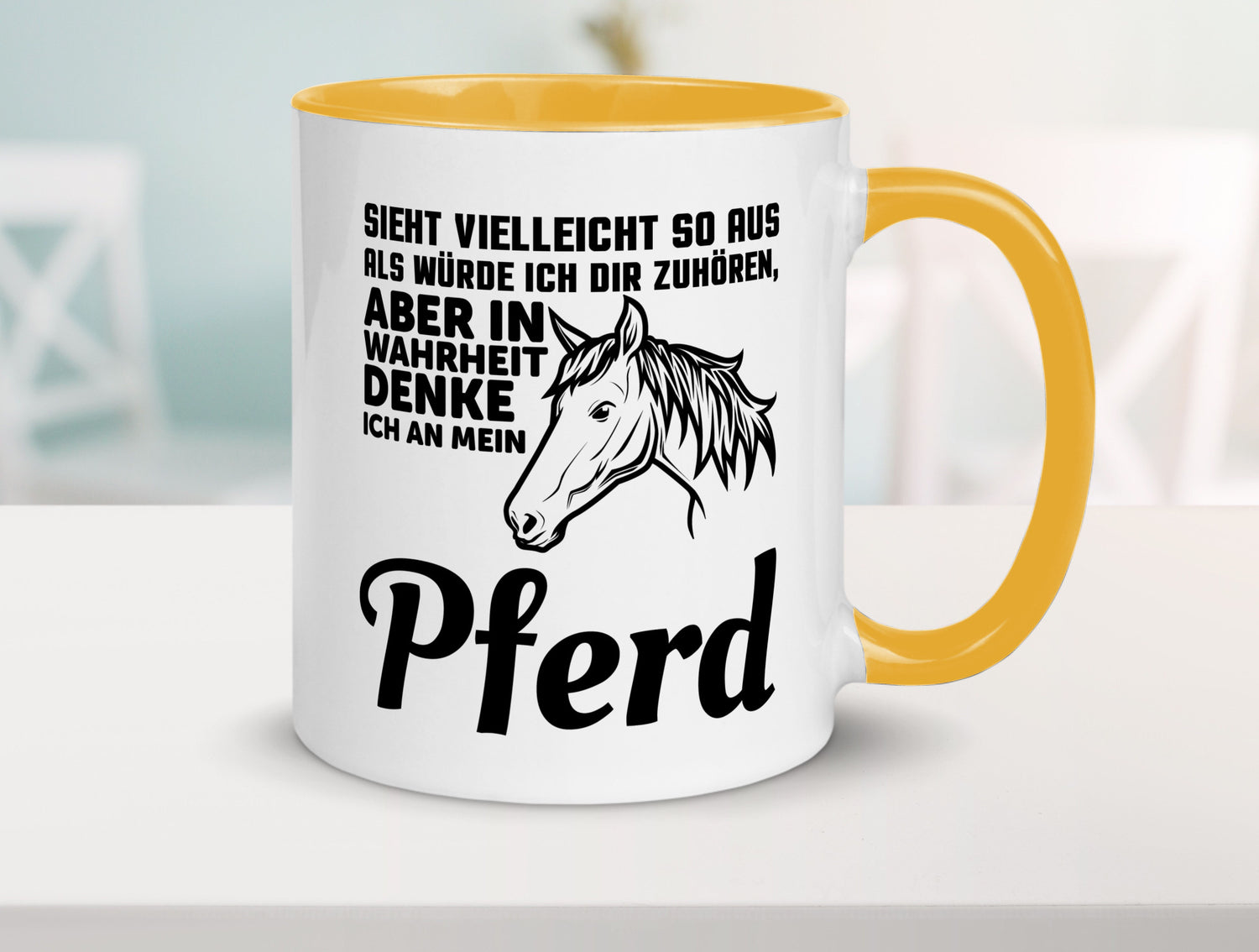 Pferde Spruch | Reiterin Tasse Pferdesport Reiten Humor Geschenkidee