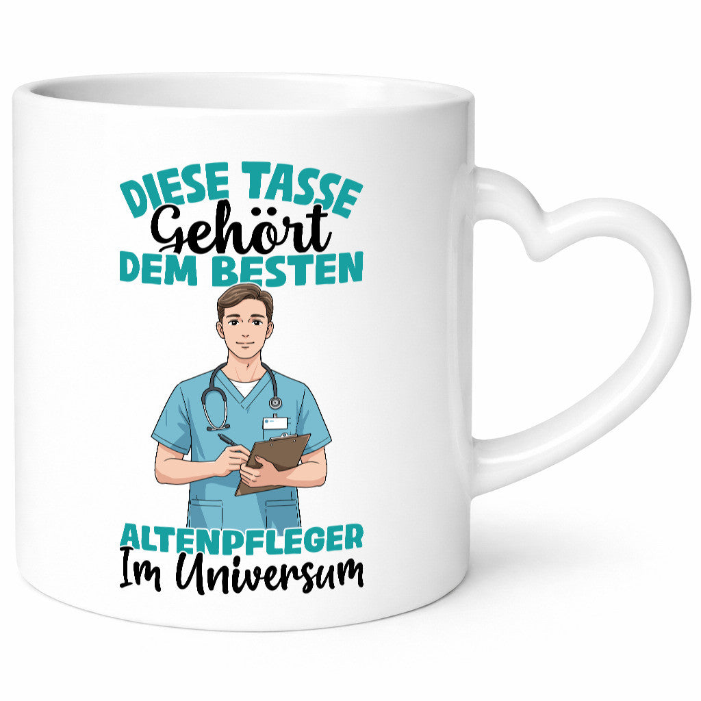 Im Universum: Altenpfleger | Pflegepersonal Geschenk Humor Geschenkidee