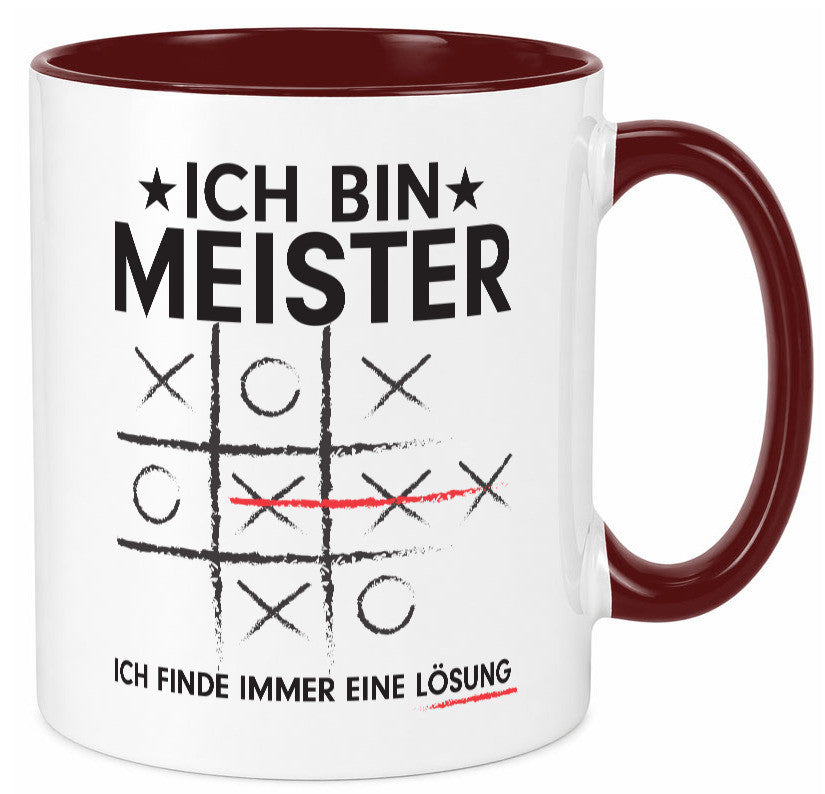 Löse Probleme: Meister | Meisterbrief lustiger Spruch Geschenk Humor