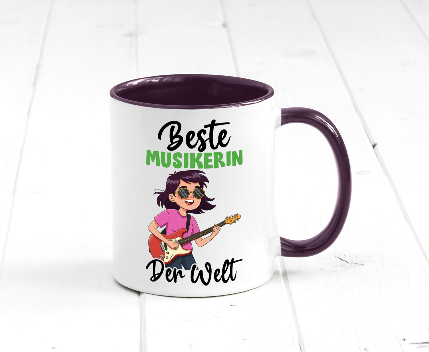 Beste Musikerin | Musik Musikantin v2 Geschenkidee Humor Tasse
