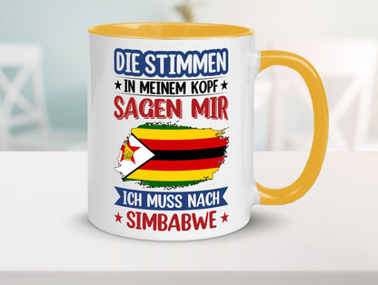 Simbabwe | Urlaub Stimmen in meinem Kopf Traumland v2 Geschenk Humor