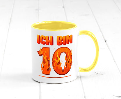 10. Geburtstag | 10 Jahre Drache lustiger Spruch Geschenk Geschenkidee Tasse