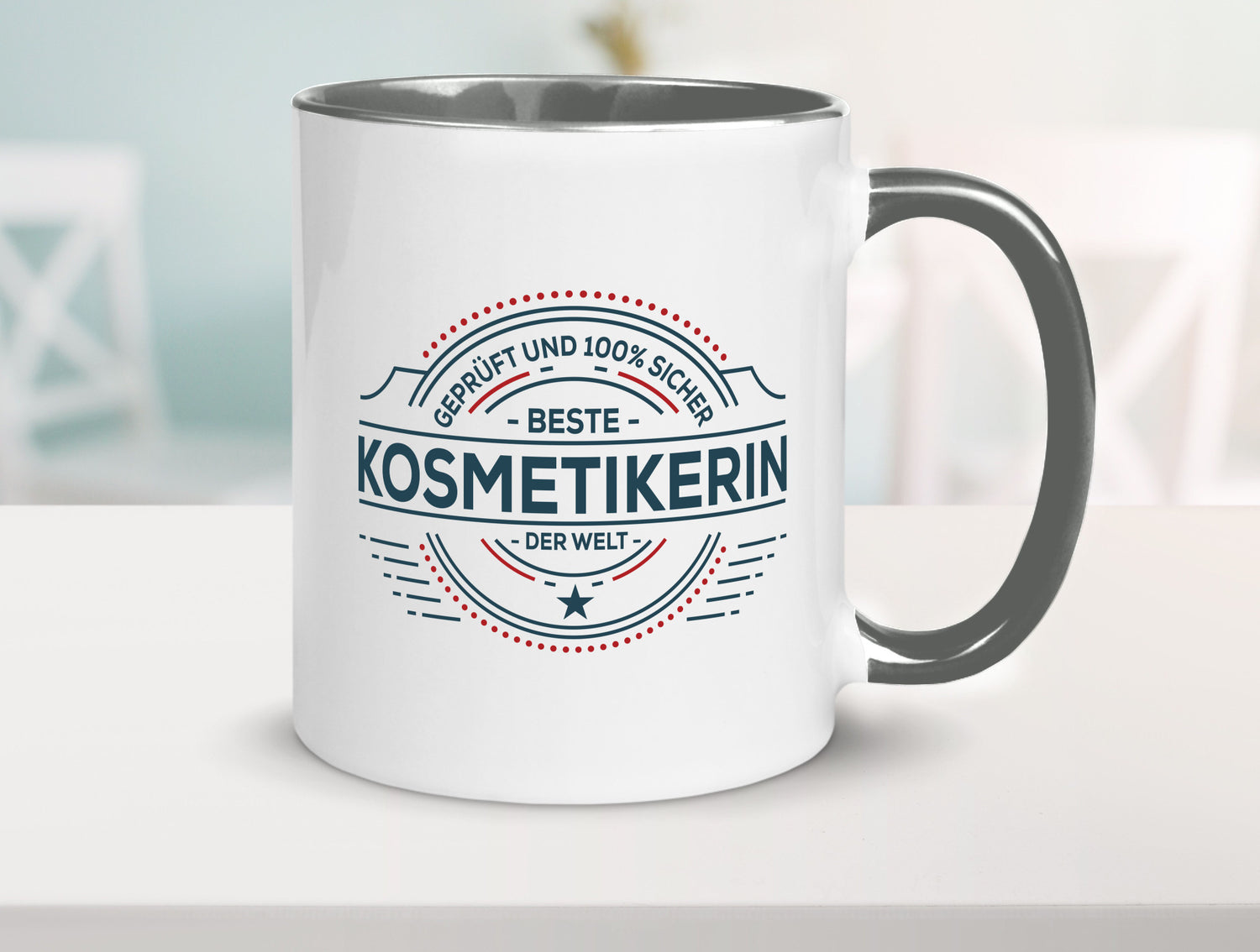 Geprüft und sicher: Kosmetikerin | Kosmetik Stylistin lustig Humor Geschenkidee