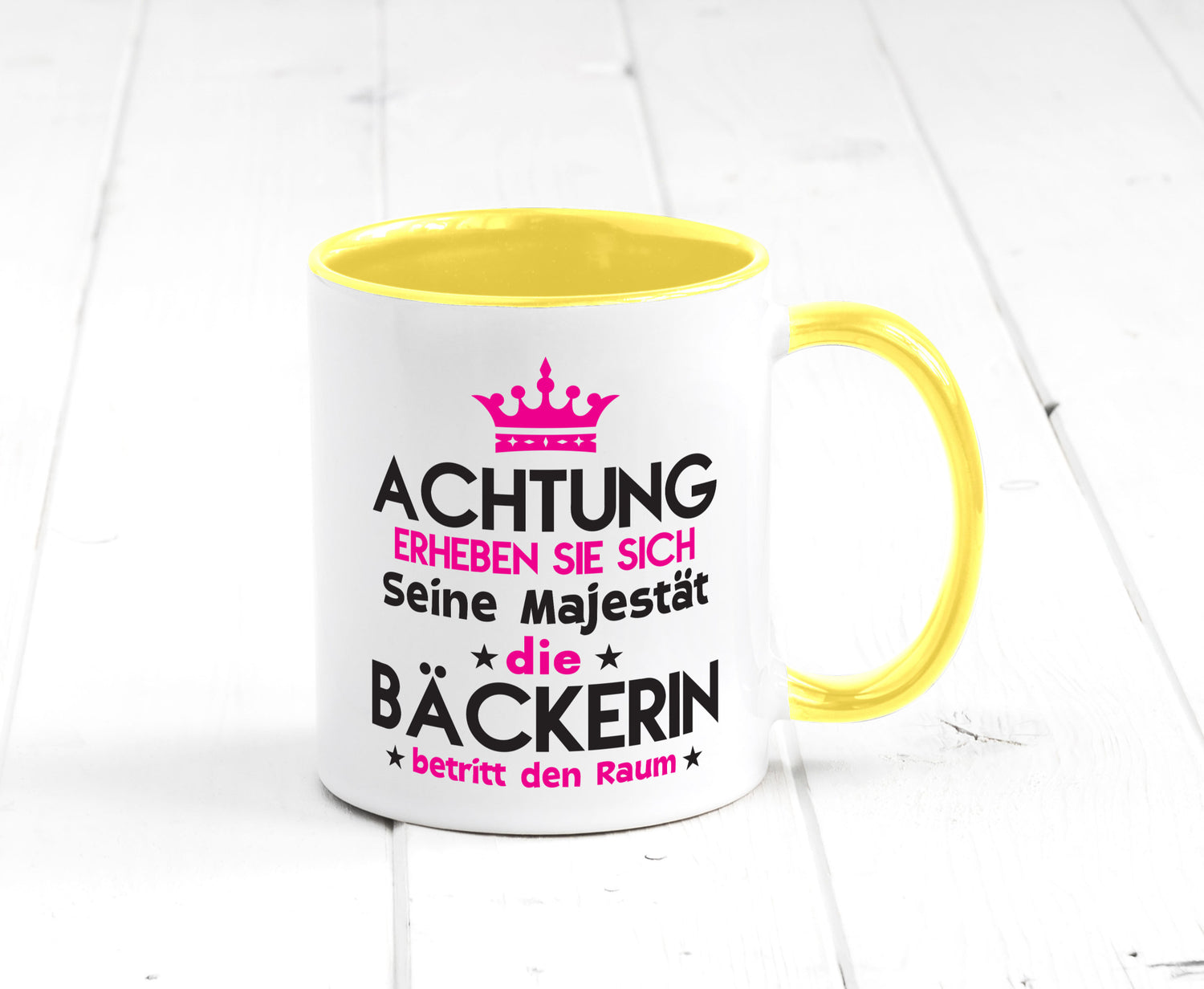Seine Majestät Bäckerin | Bäckerei Frauen Backen Humor Geschenkidee Tasse