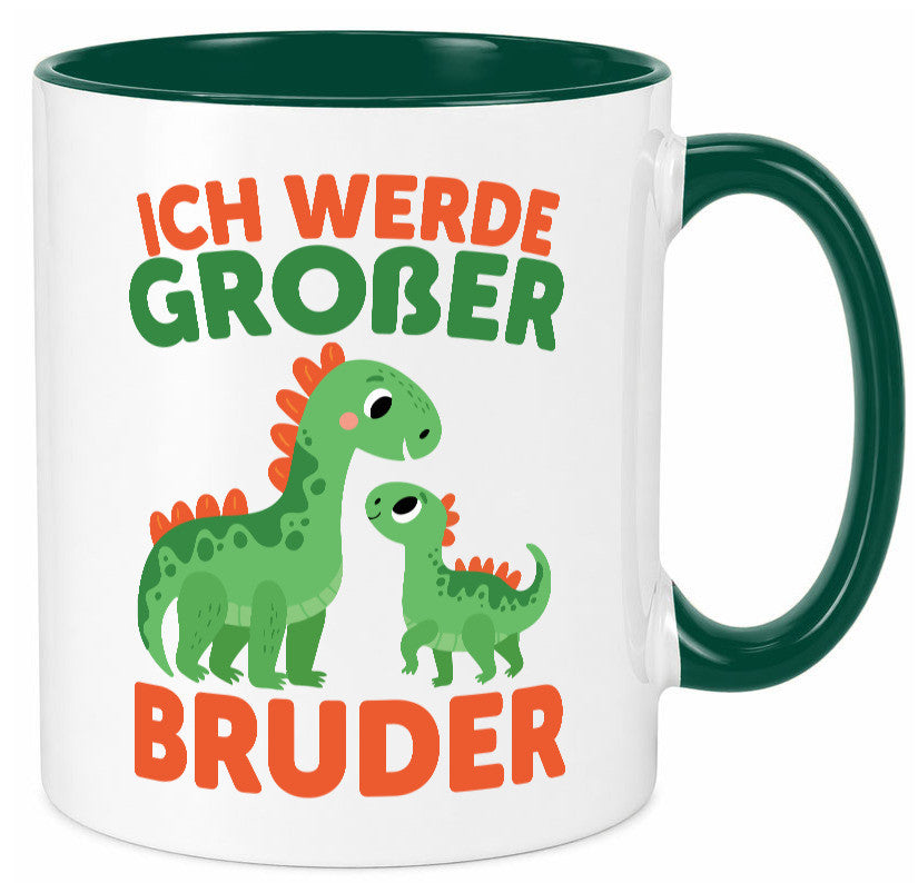 Ich werde Großer Bruder | Dino Brudersaurus lustig Humor Geschenkidee Geschenk