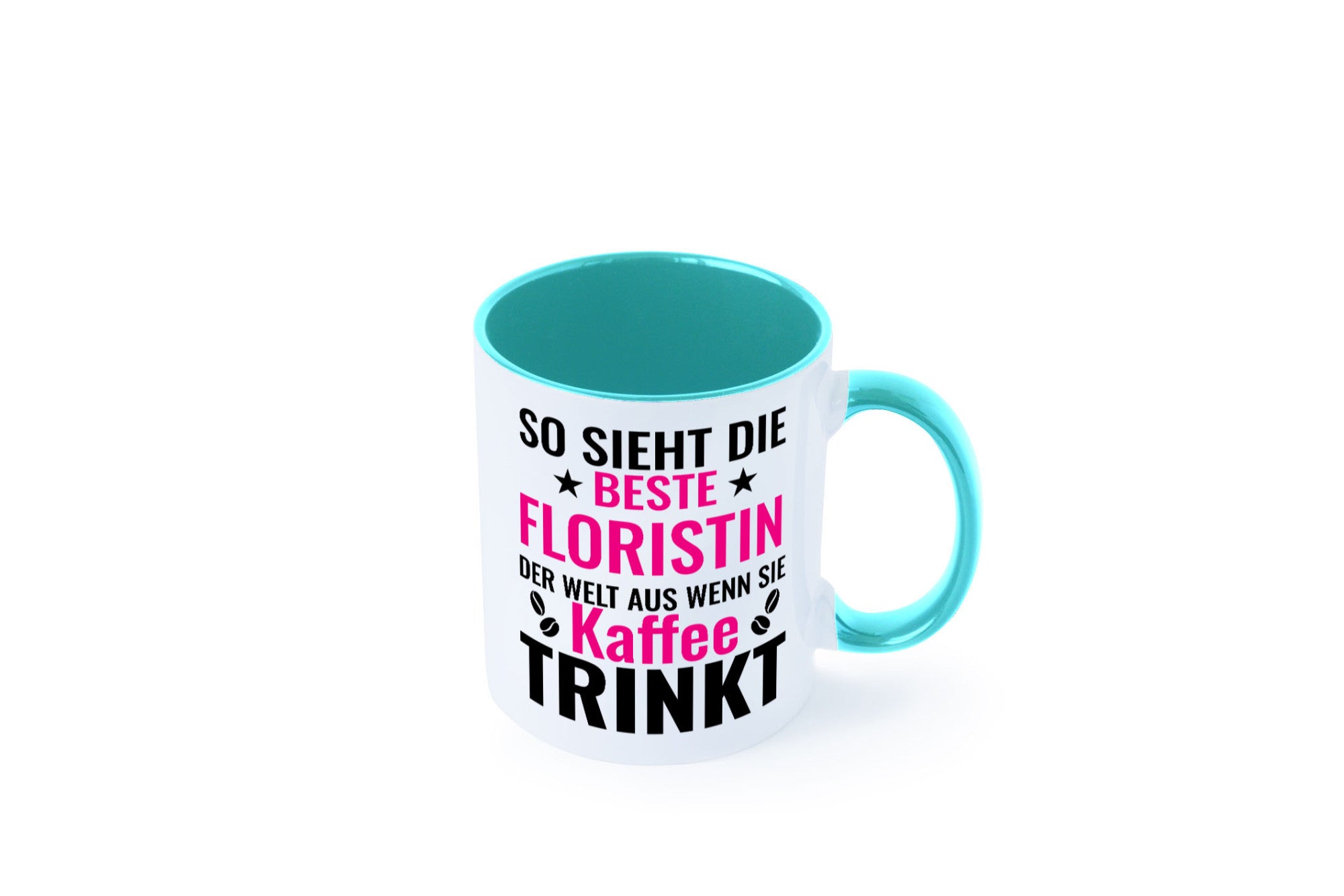 Kaffee trinkt: Floristin | Blumen Verkäuferin lustiger Spruch Geschenk Humor