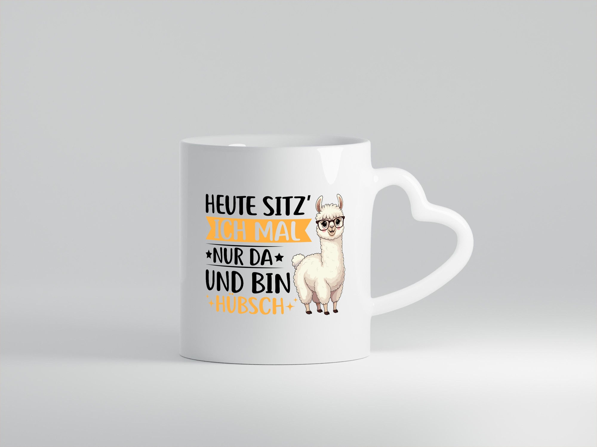 Heute bin ich nur Hübsch | Lama Alpaka Geschenk Humor Geschenkidee lustiger