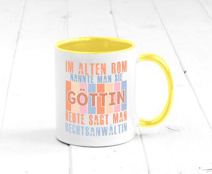 Heute sagt man: Rechtsanwältin | Jurstin Anwältin lustig Humor Geschenkidee