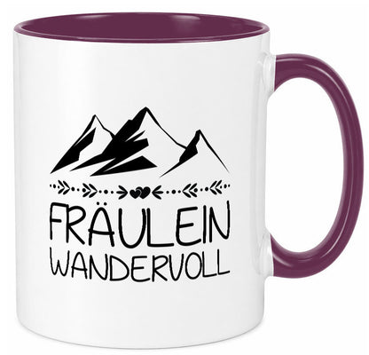 Fräulein Wandervoll | Berge Geschenkidee Humor Tasse