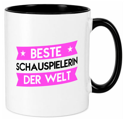 Beste Schauspielerin | Theater lustiger Spruch Geschenk Humor Geschenkidee Tasse