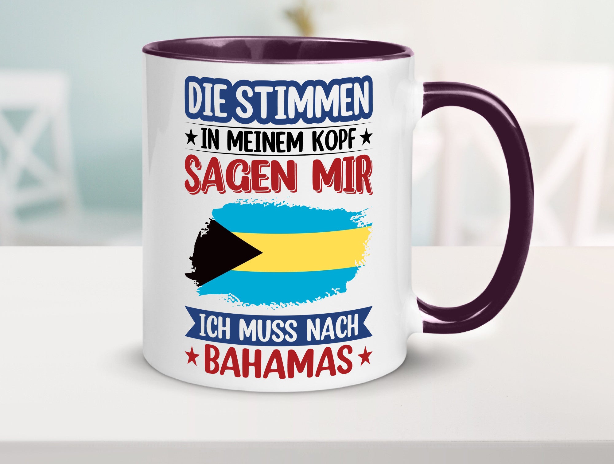 Bahamas | Urlaub Stimmen in meinem Kopf Traumland Geschenk Humor Geschenkidee