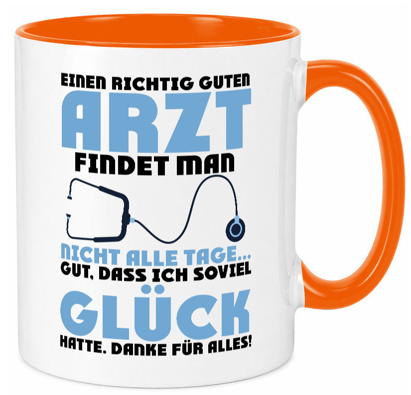 Richtig guter Arzt | Dankeschön Doktor Stethoskop Humor Geschenkidee Tasse