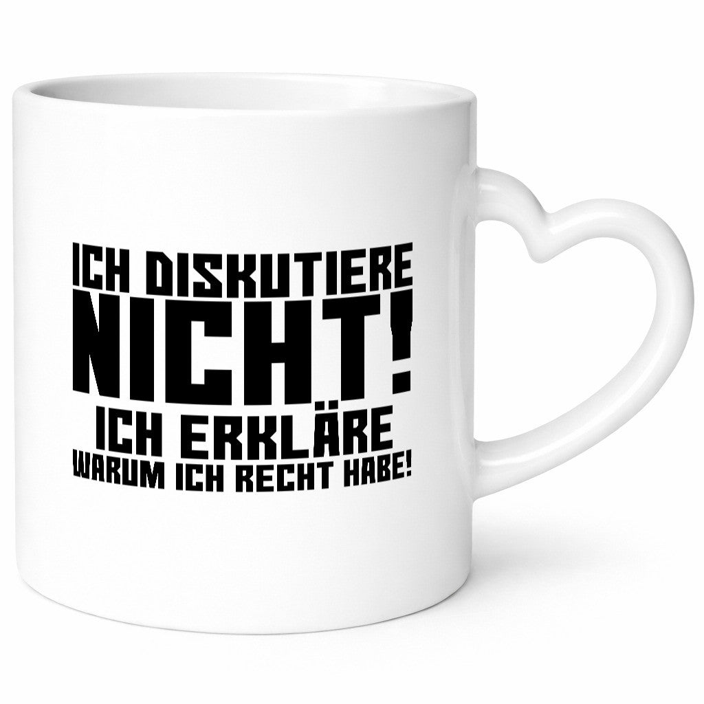 Ich diskutiere nicht | Rechthaber Besserwisser Spruch Geschenk Tierliebhaber