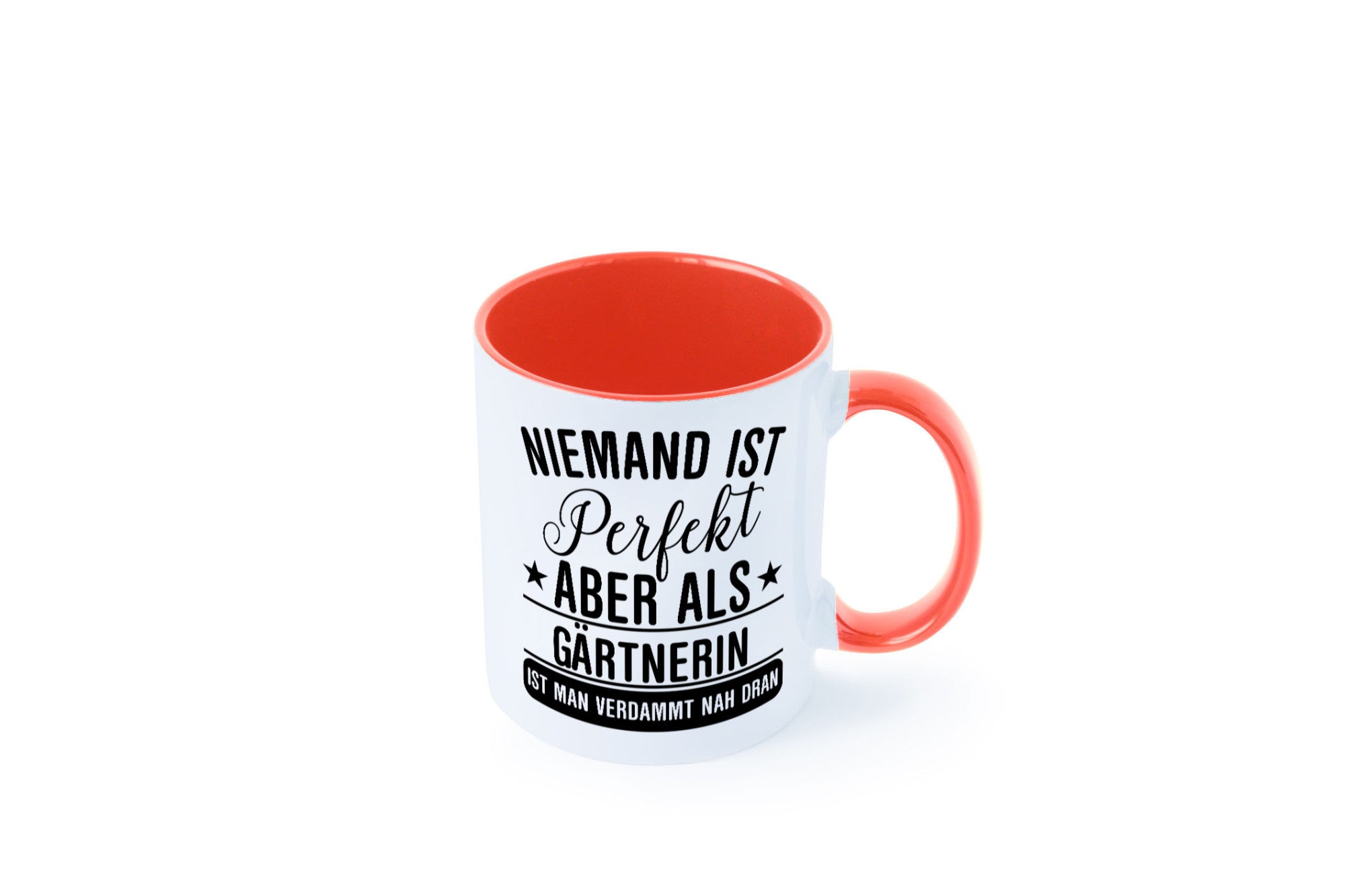Verdammt nah dran: Gärtnerin | Gartenbau lustig Humor Geschenkidee Geschenk