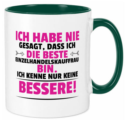 Die Beste Einzelhandelskauffrau | Einzelhandel Geschenkidee Humor Tasse