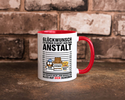 Glückwunsch zur Flucht | Arbeitskollegen Berufswechel Humor Arbeit Kollegen