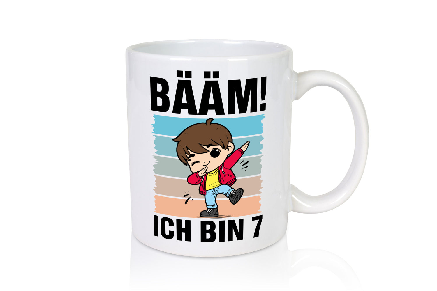 7. Geburtstag | Ich bin 7 Jahre Bäääm Dabbing Kind Humor Geschenkidee Tasse