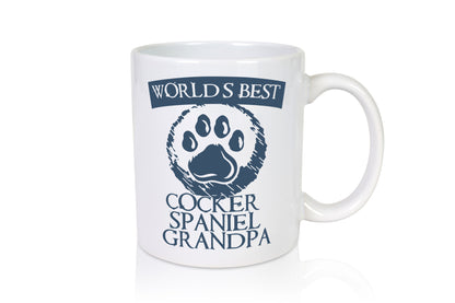 Best Cockerspaniel Grandpa | Abdruck Hundepfote Geschenkidee Tierliebhaber