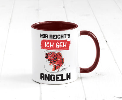 Ich geh angeln | Angler Tasse Fisch Fischer Humor lustig Geschenkidee Geschenk
