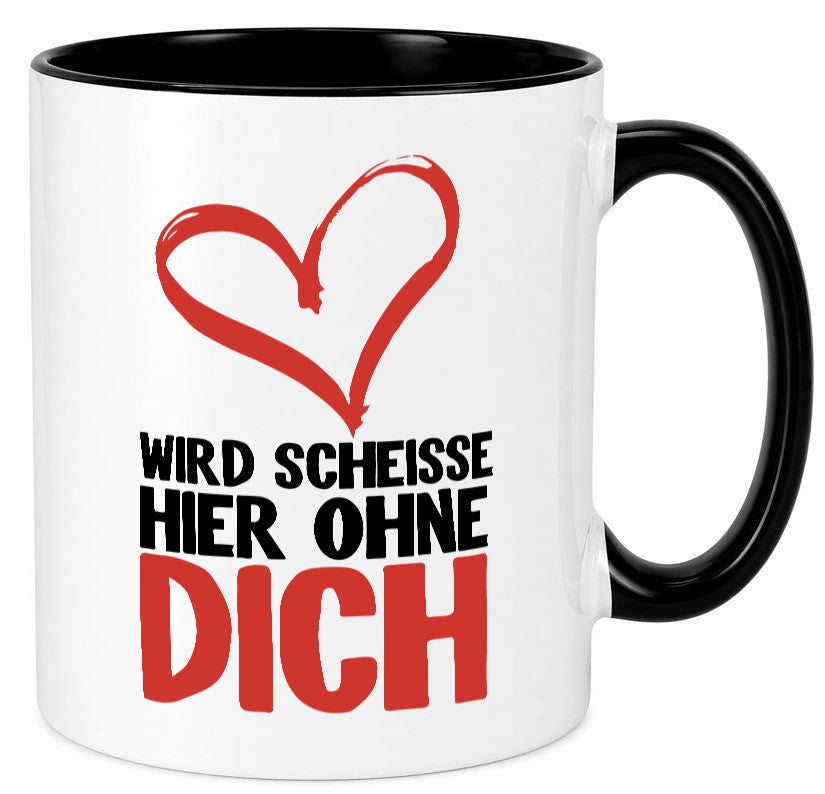 Wird Scheisse Geschenk Humor Geschenkidee lustiger Spruch Tasse
