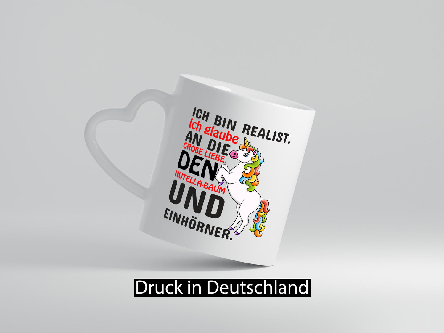 Ich bin Realist | Spruchtasse Einhorn Mädchen lustiger Spruch Geschenk Humor