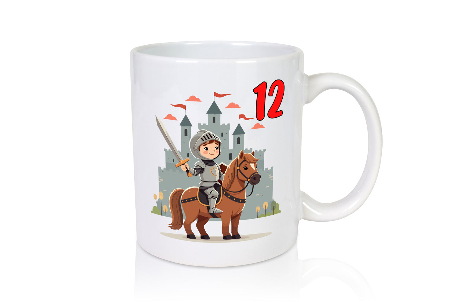 12. Geburtstag | 12 Jahre Ritter Junge Schloss lustiger Spruch Geschenk