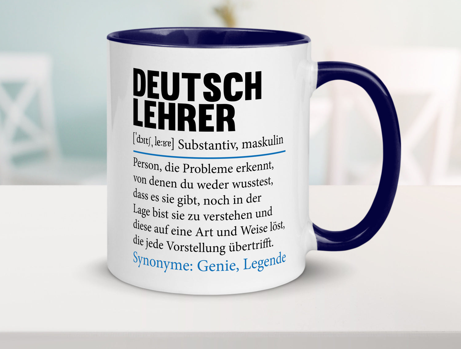 Deutschlehrer Spruch | Lehrer Schule Humor lustig Geschenkidee Geschenk Tasse