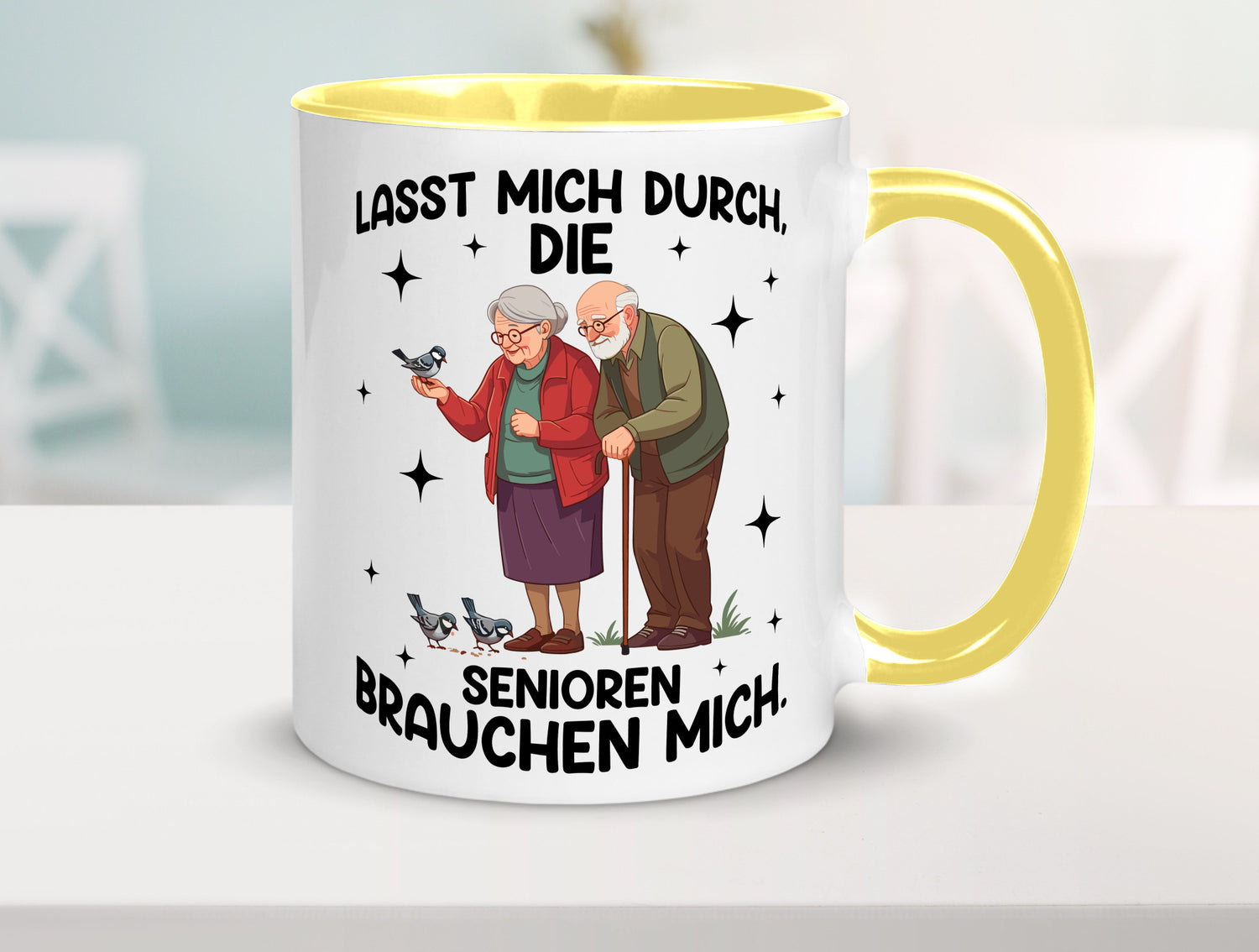Senioren brauchen mich | Altenpflege Pflegekraft lustiger Spruch Geschenk Humor