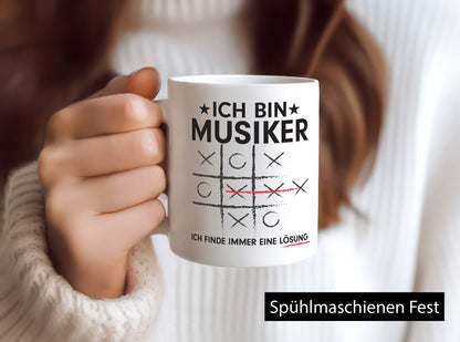 Löse Probleme: Musiker | Musik Musikant lustig Humor Geschenkidee Geschenk Tasse