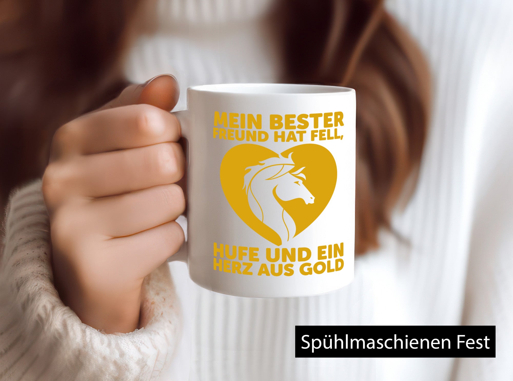 Reiterin Spruch | Pferde Tasse Reiten Pferdemädchen Geschenk Humor Geschenkidee