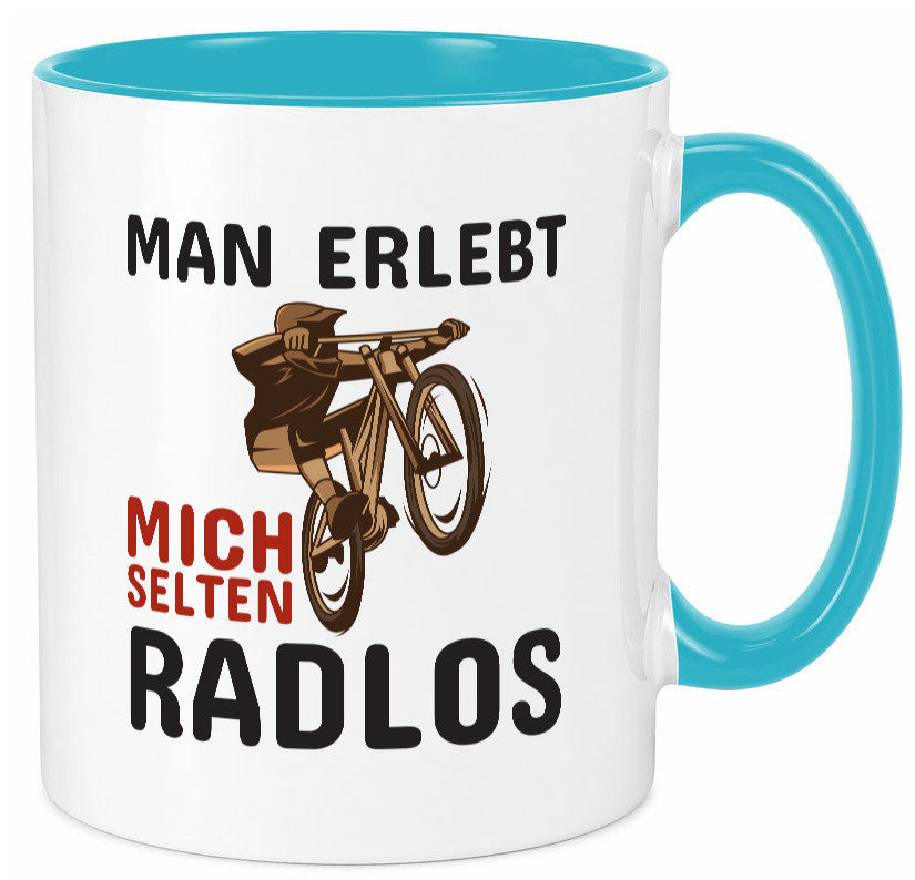 Selten Radlos | Spruchtasse Fahrrad Männer Humor lustiger Spruch Geschenk