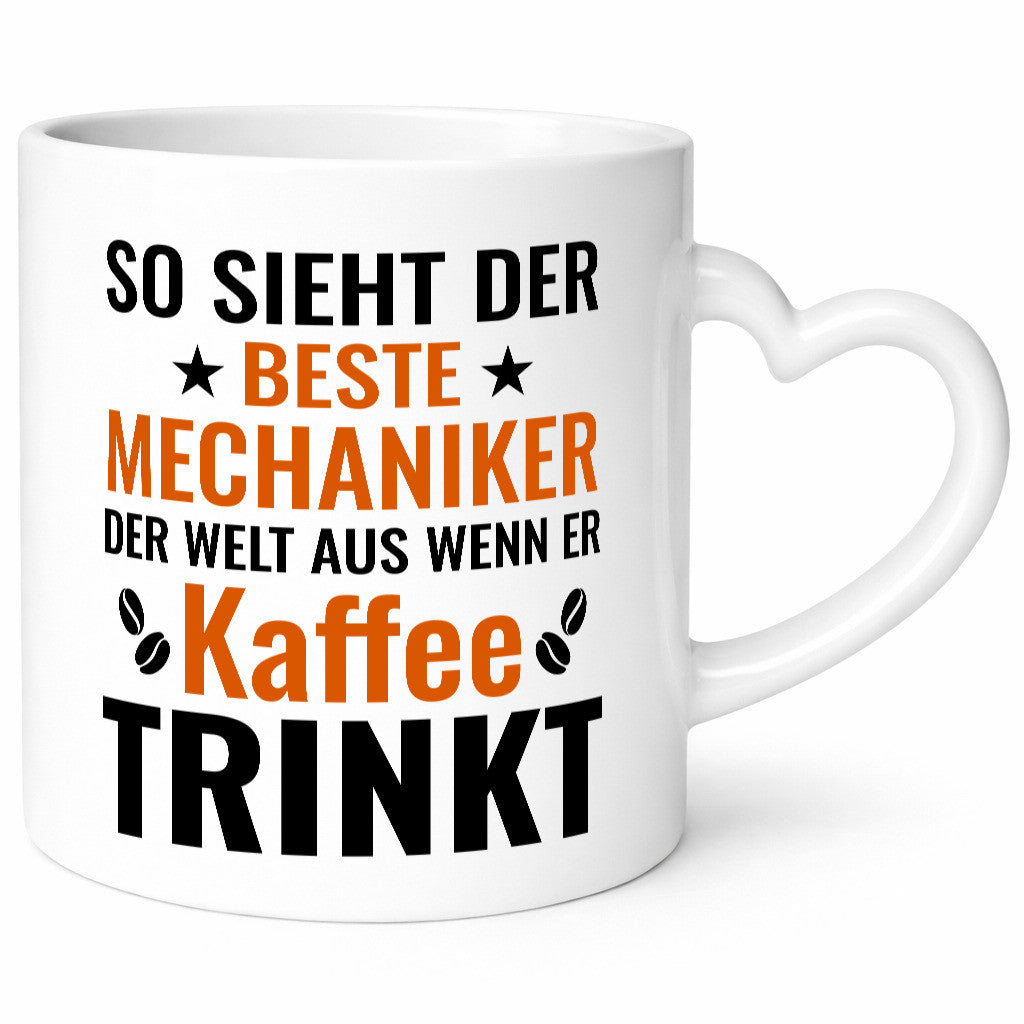 Kaffee trinkt: Mechaniker | KFZ Werkstatt lustiger Spruch Geschenk Humor