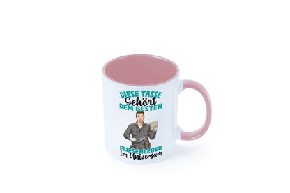 Im Universum: Fliesenleger | Fliesenlegen Bau Geschenk Humor Geschenkidee