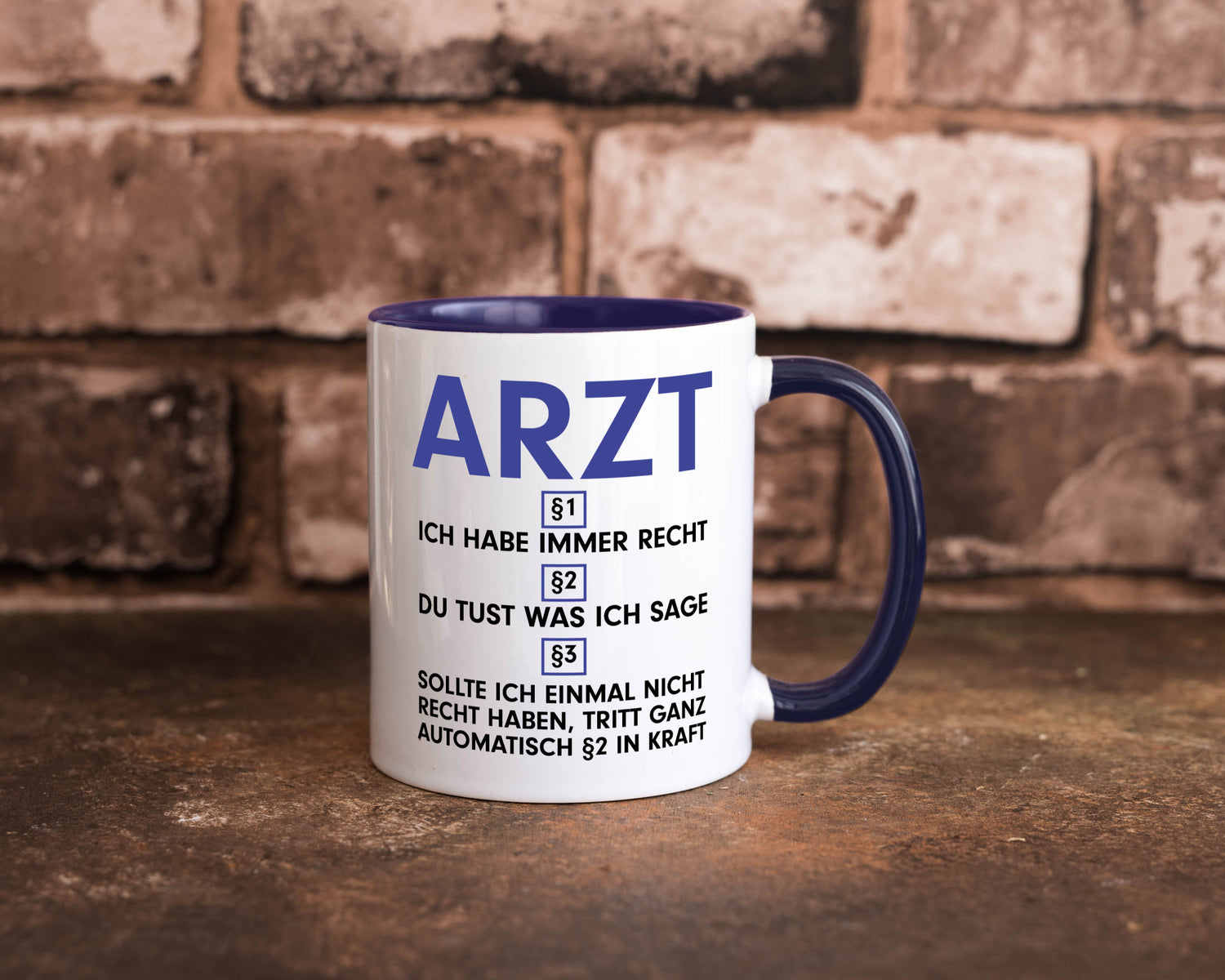 Ich habe immer Recht Arzt | Medizin Doktor Facharzt v2 Humor Geschenkidee Tasse